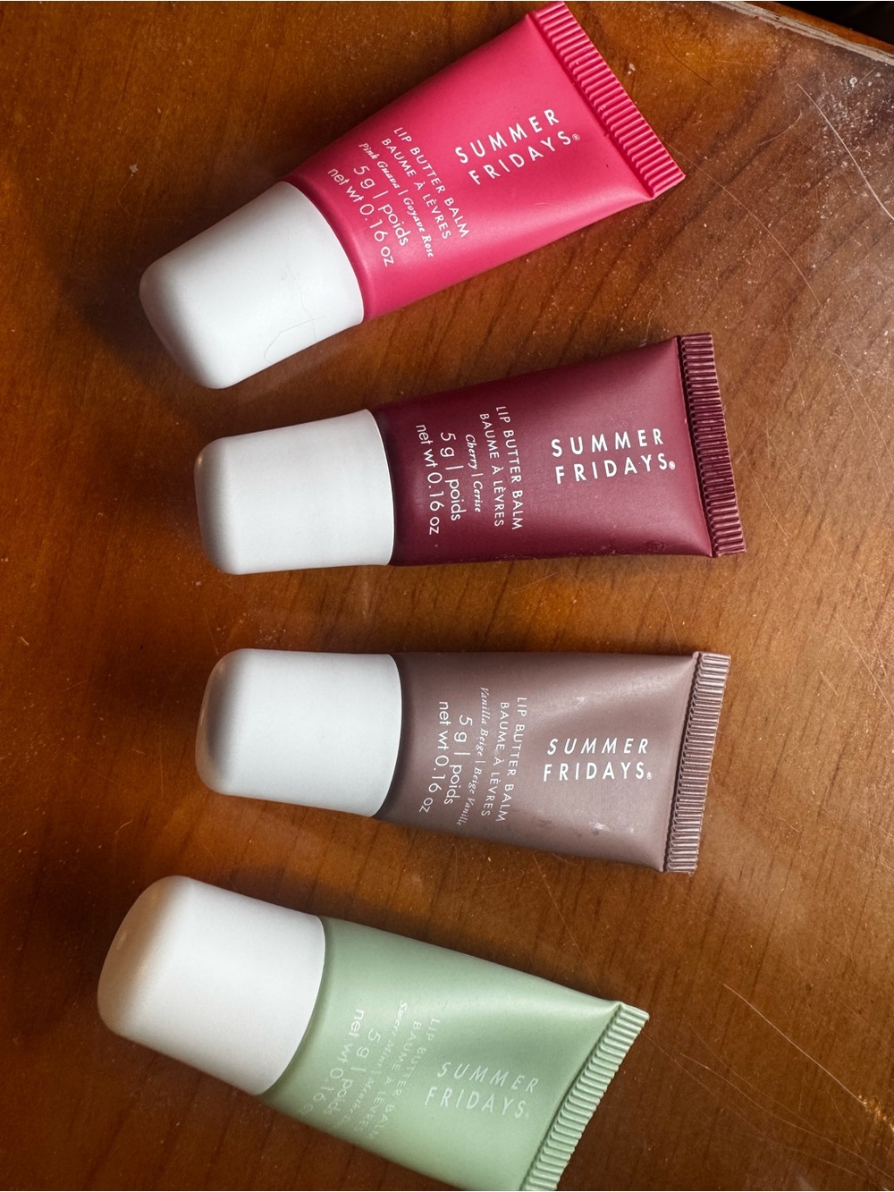 Summer Fridays Tinted Lip Butter Set - Pink, Berry, Nude, Mint